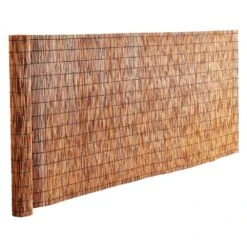 Natural Reed Fencing, 4 Ft. X 16.4 Ft. 2-Pack Reed Screen Curtain, Balcony Reed Fence Roll For Outdoor Patio