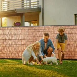 Reed Fence Backyard Landscaping Privacy Blind Fencing Screen 16.4 Ft. X 4 Ft., Decorative Fence For Backyard Garden -Dewalt Tools Shop brown vevor garden fencing lwwl1jt164ft7s9r7v0 31 1000