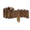 47 In. X 5.9 In. X 0.8 In. Brown Wood Garden Edging, Fence Border Decorative Panels For Flower And Landscape Fencing -Dewalt Tools Shop brown wood edging jt00161 bl 64 1000
