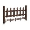 21.7 In. X 177.5 In. Brown Wood Edging, Garden Fence Edging Fencing Garden Yard Border Edging Panels Posts Flower Fences -Dewalt Tools Shop brown wood edging jt00344 bl 64 1000