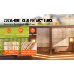 159.6 In. X 39.6 In. Bamboo Pure Natural Peeled Reed Garden Fence Backyard Landscaping Blind Fencing Privacy Screen -Dewalt Tools Shop burlywood phewnyzo garden fencing 28e035sa11 4 76 1000