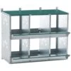 11 In. X 13 In. X 9.65 In. Green 6 Compartment Nesting Box Galvanized Steel Chicken Coops Poultry Fencing -Dewalt Tools Shop cenadinz chicken coops ysgcw142211 64 1000