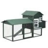 84 In. Green Wooden Chicken House 1/2000-Acre In-Ground Chicken Coop W/Covered Big Run, Poultry Fencing And Perches -Dewalt Tools Shop chicken coops d51 029 64 1000
