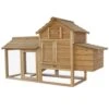 PawHut Wooden Natural 0.0002 -Acre In-Ground Chicken Fence Chicken Coop Hen House, Poultry Fencing -Dewalt Tools Shop chicken coops d51 108 64 1000