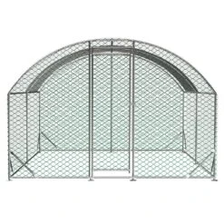 Large Chicken Coop Metal Chicken Run With Waterproof And Anti-UV Cover, Dome Shaped Walk-in Poultry Fencing Hen House -Dewalt Tools Shop chicken coops dj zx w1763102498 c3 1000