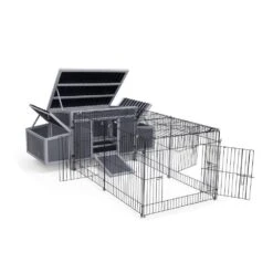 83.67 In. W X 27.56 In. H X 27.96 In. D Outdoor Wood Chicken Coop Poultry Fencing Wire Mesh Run Nesting Boxes -Dewalt Tools Shop chicken coops hhhhhhhhhhh1 1f 1000