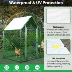 Metal Chicken Coop Run Backyard Hen House Poultry Fencing Habitat Cage Cover -Dewalt Tools Shop chicken coops zx 133465 44 1000