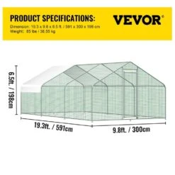 Large Metal Chicken Coop Run Walk-In Chicken Runs Yard Waterproof Cover Hen House Barbed Wire Fencing -Dewalt Tools Shop chicken runs hwj19 79 86 58h6zv0 76 1000