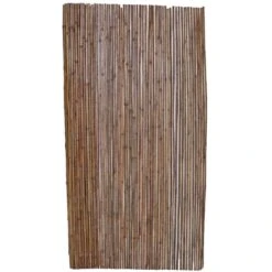 6 Ft. H X 16 Ft. L Split Bamboo Slats Screening Fencing Chocolate Finish Bamboo Fence Roll -Dewalt Tools Shop chocolate backyard x scapes garden fencing 20 bsc6 c3 1000