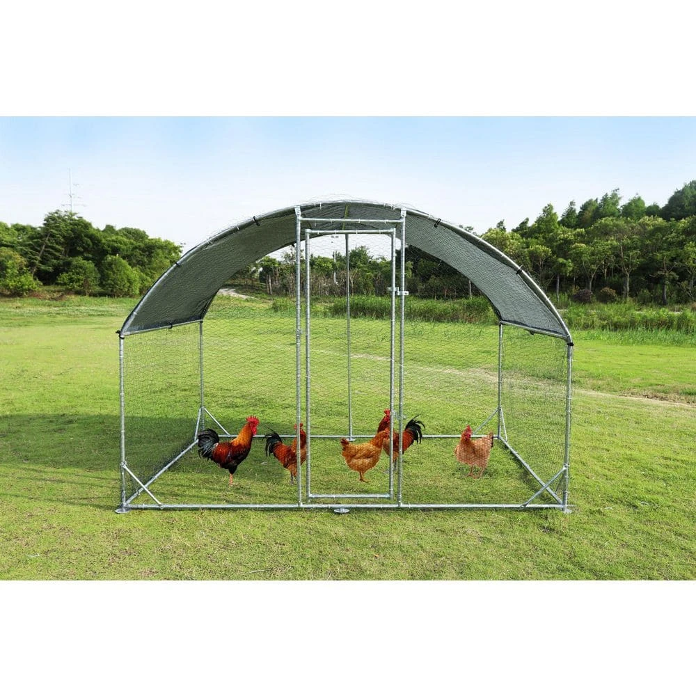 9.2' W X 6.2' L X 6.5 Ft. H Oxford Cloth Silver Plated Waterproof UV Protection, Duck Bird Household Barbed Wire Fencing 7 9.2' W X 6.2' L X 6.5 Ft. H Oxford Cloth Silver Plated Waterproof UV Protection, Duck Bird Household Barbed Wire Fencing - Image 5
