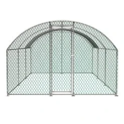 9.84 Ft. X 19.68 Ft. X 6.56 Ft. Large Chicken Coop Metal Coop With Waterproof & UV Protective Cover Barbed Wire Fencing -Dewalt Tools Shop cisvio chicken coops d0102heklq2 c3 1000