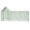 10 X 3 Ft. Metal Chicken Coop Run Backyard Hen House Poultry Habitat Cage With Cover Barbed Wire Fencing -Dewalt Tools Shop cisvio chicken coops d0102helwb8 64 1000