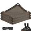 Brown Plastic Shade Cloth For Private Border Fencing With UV Protection -Dewalt Tools Shop coffee justincity outdoor privacy screens 1 28dph005148 64 1000