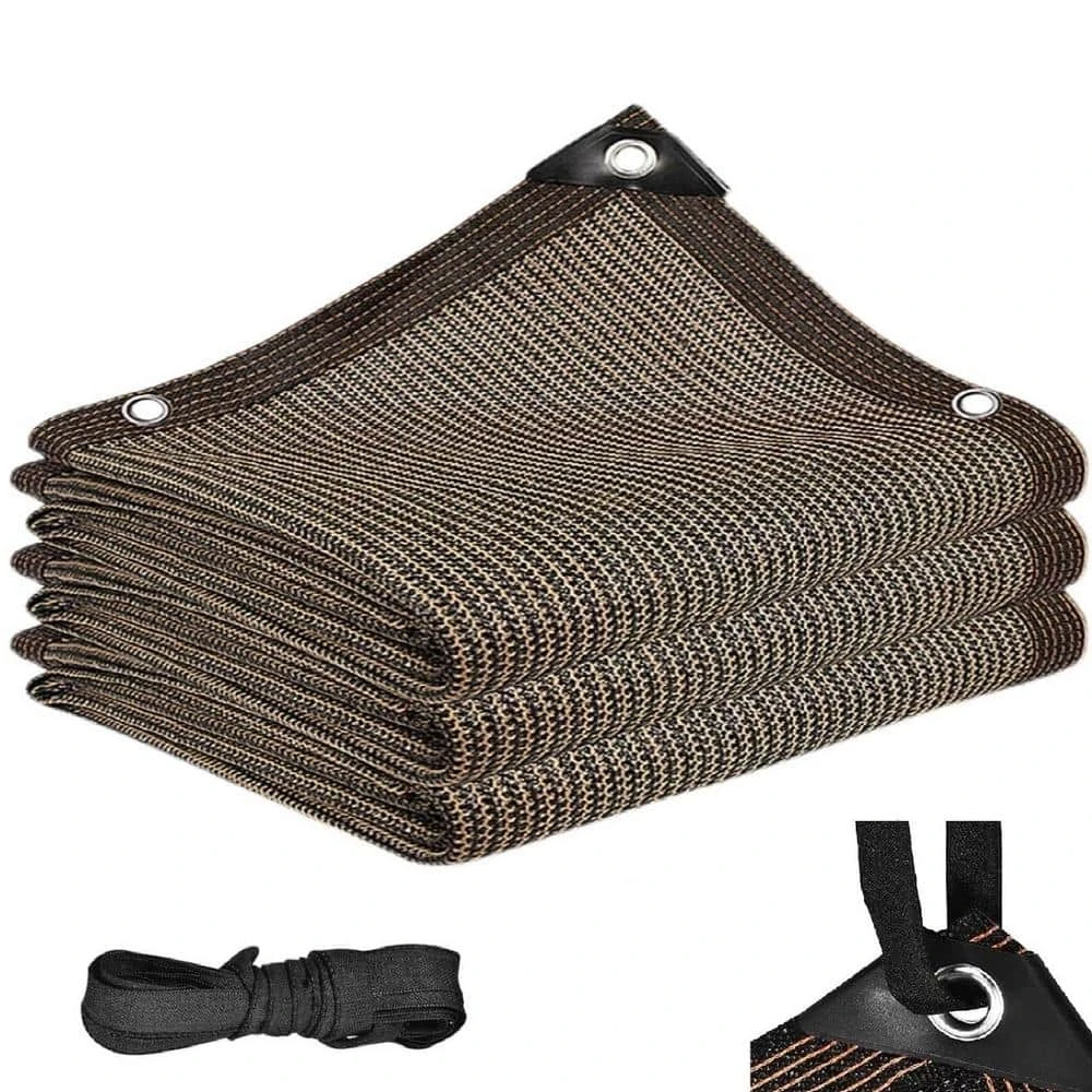 Brown Plastic Shade Cloth For Private Border Fencing With UV Protection 3 Brown Plastic Shade Cloth For Private Border Fencing With UV Protection