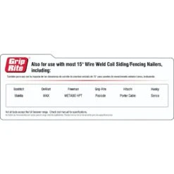 1-3/4 In. X 0.090 In. 15° Wire Collated 304 Stainless Steel Ring Shank Fencing Nail 1200 Per Box -Dewalt Tools Shop collated siding nails maxc62875 4f 1000