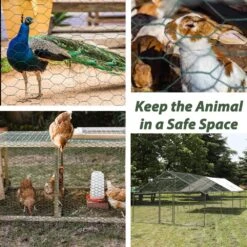 43.2 In. Metal Garden Fence Chicken Wire Poultry Netting For Garden, Chicken Coop Wire Fencing 3.6ft (W) X 157.48ft (L) -Dewalt Tools Shop dark green garden fencing 706767040975 31 1000