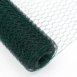 43.2 In. 60M Large Size Galvanized Hexagonal Floral Green Chicken Wire Metal Garden Fence, Chicken Coop Wire Fencing -Dewalt Tools Shop dark green garden fencing ogsa11 4027 66 1000