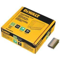 DeWALT 1.5 In. X 9-Gauge Galvanized Barbed Paper Tape Fencing Staples (960 Per Box) -Dewalt Tools Shop dewalt pneumatic staples dfs9150b1g 40 1000