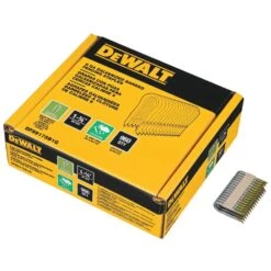 DeWALT 1.75 In. X 9-Gauge Galvanized Barbed Paper Tape Fencing Staples (960 Per Box)
