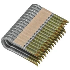 DeWALT 2 In. X 9-Gauge Galvanized Barbed Paper Tape Fencing Staples (960 Per Box)