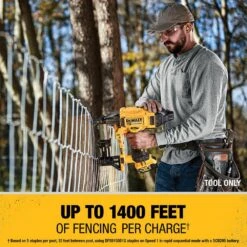 DeWALT 20V MAX 9-Gauge Cordless Fencing Stapler (Tool Only) -Dewalt Tools Shop dewalt staplers dcfs950b c3 1000