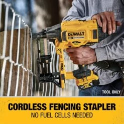 DeWALT 20V MAX 9-Gauge Cordless Fencing Staple Nailer (Tool Only) W/1.75 In. X 9-GA Galvanized Fencing Staples(960 Per Box) -Dewalt Tools Shop dewalt staplers dcfs950bw9175b1 44 1000