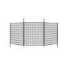 2.75 Ft. X 12 Ft. Metal Dog Fence Outdoor For Yard, Decorative Rustproof No Dig Animal Barrier Fencing, Black -Dewalt Tools Shop dog pens 2e1q4k7i 64 1000