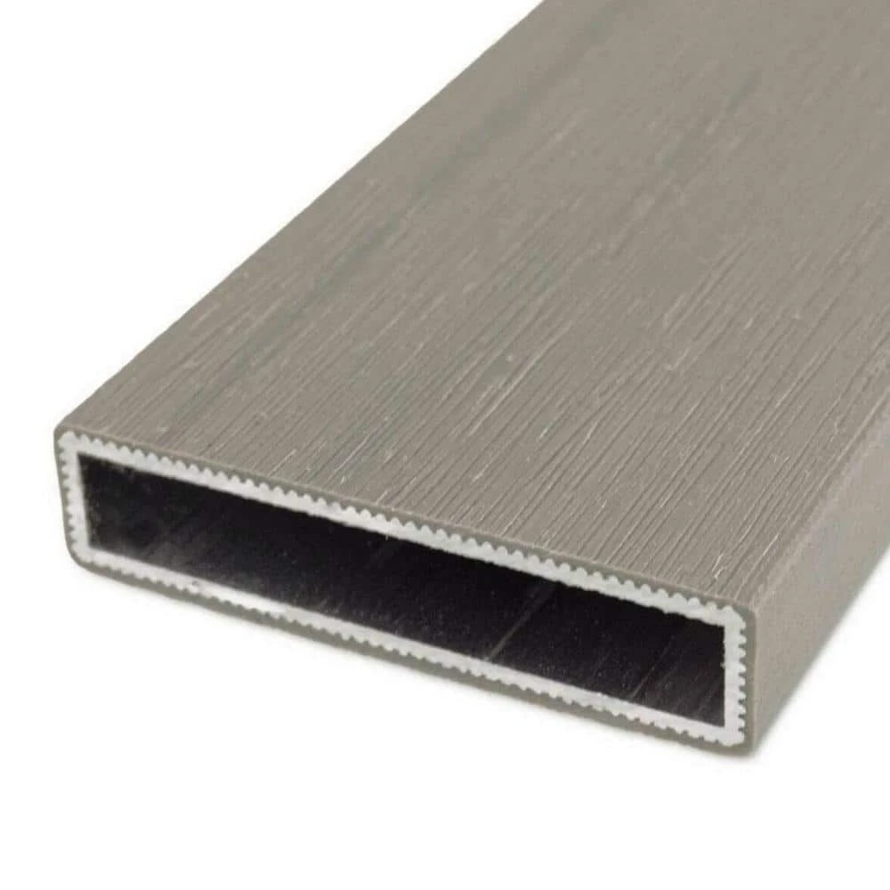 6 Ft. WPC Capped 360 Composite Aluminum Rail For Picket Fencing - Driftwood 3 6 Ft. WPC Capped 360 Composite Aluminum Rail For Picket Fencing - Driftwood
