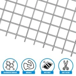 1/2 In. X 2 Ft. X 100 Ft. 19-Gauge Hardware Cloth, Galvanized Welded Cage Wire Poultry Netting Square Chicken Fencing -Dewalt Tools Shop fencer wire hardware cloth fencing ca19 2x100mf12 hd a0 1000
