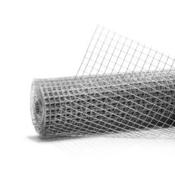 1/2 In. X 4 Ft. X 50 Ft. 19-Gauge Hardware Cloth, Galvanized Welded Cage Wire Poultry Netting Square Chicken Fencing