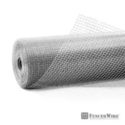 1/4 In. X 4 Ft. X 100 Ft. 23-Gauge Hardware Cloth, Hot-Dip Galvanized After Welding, Heavy-Duty Welding Fencing