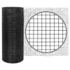 1/2 In. X 2 Ft. X 10 Ft. 19-Gauge Black Vinyl Coated Hardware Cloth, Multiple Use Welded Wire Fencing Roll -Dewalt Tools Shop fencer wire hardware cloth fencing cv19 b2x10mf12 64 1000
