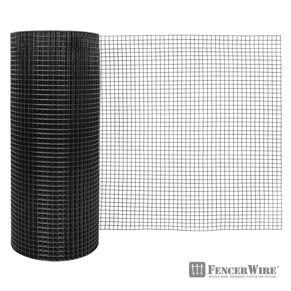 1/2 In. X 2 Ft. X 50 Ft. 19-Gauge Black Vinyl Coated Hardware Cloth, Multiple Use Welded Wire Fencing Roll 14 1/2 In. X 2 Ft. X 50 Ft. 19-Gauge Black Vinyl Coated Hardware Cloth, Multiple Use Welded Wire Fencing Roll - Image 12