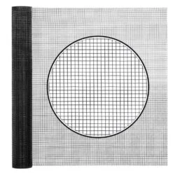 1/4 In. X 2 Ft. X 100 Ft. 23-Gauge Black Vinyl Coated Hardware Cloth, Multiple Use Welded Wire Fencing Roll -Dewalt Tools Shop fencer wire hardware cloth fencing cv23 b2x100mf14 1d 1000