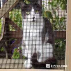 1/4 In. X 2 Ft. X 10 Ft. 23-gauge Black Vinyl Coated Hardware Cloth, Multiple Use Welded Wire Fencing Roll -Dewalt Tools Shop fencer wire hardware cloth fencing cv23 b2x10mf14 4f 1000