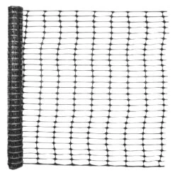 4 Ft. X 100 Ft. Black Outdoor Safety Fence, Plastic Fencing Roll For Construction Fencing Pet Fencing And Event Fencing