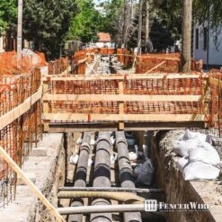 4 Ft. X 100 Ft. Outdoor Safety Fence, Plastic Fencing Roll For Construction Fencing Pet Fencing And Event Fencing -Dewalt Tools Shop fencer wire snow fencing psc7 o4x100m410cm 4f 1000