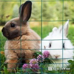 24 In. X 50 Ft. 16-Gauge Green PVC-Coated Rabbit Guard Fence, Poultry Fencing Wire Roll For Garden Yard Vegetable Plant -Dewalt Tools Shop fencer wire welded wire fencing wrv16 g2x50mv 77 1000