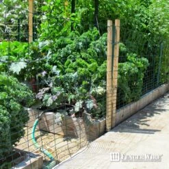 40 In. X 50 Ft. 16-Gauge Green PVC-Coated Rabbit Guard Fence, Poultry Fencing Wire Roll For Garden Yard Vegetable Plant -Dewalt Tools Shop fencer wire welded wire fencing wrv16 g4x50mv 4f 1000