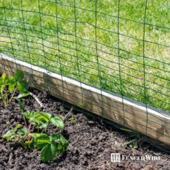 40 In. X 50 Ft. 16-Gauge Green PVC-Coated Rabbit Guard Fence, Poultry Fencing Wire Roll For Garden Yard Vegetable Plant -Dewalt Tools Shop fencer wire welded wire fencing wrv16 g4x50mv 66 1000