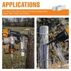 9-Gauge 1-3/4 In. Glue Collated Fencing Staples (1000 Count) -Dewalt Tools Shop freeman farm fencing gates fs9g175 c3 1000