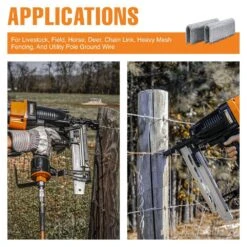 1-9/16 In. 10.5-Gauge Galvanized Steel Fencing Staples (1500-Pack) -Dewalt Tools Shop freeman pneumatic staples fs105g1916 c3 1000