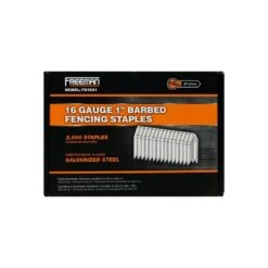 16-Gauge 1 In. Glue Collated Fencing Staples With 3/8 In. Crown - 2,000 Count - Galvanized Steel, Heavy-Duty Outdoor Use -Dewalt Tools Shop freeman pneumatic staples fs16g1 fa 1000