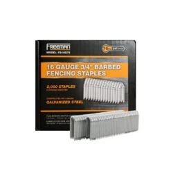 16-Gauge 3/4 In. Glue Collated Barbed Fencing Staples (2000-Count)