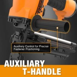 2nd Generation Pneumatic 9-Gauge 2 In. Fencing Stapler With Case, T-Handle, Belt Hook, And 1/4 In. NPT Air Connector -Dewalt Tools Shop freeman staplers g2fs9 4f 1000