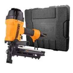 2nd Generation Pneumatic 9-Gauge 2 In. Fencing Stapler With Case, T-Handle, Belt Hook, And 1/4 In. NPT Air Connector -Dewalt Tools Shop freeman staplers g2fs9 76 1000