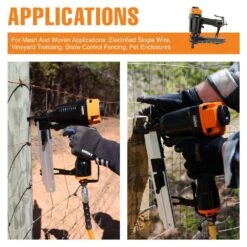 Pneumatic 16-Gauge 1 In. Fencing Stapler With Belt Hook -Dewalt Tools Shop freeman staplers pfs16 1f 1000