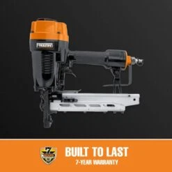 Pneumatic 9-Gauge 2 In. Fencing Stapler With T-Handle, Adjustable Metal Belt Hook, And Case -Dewalt Tools Shop freeman staplers pfs9 44 1000