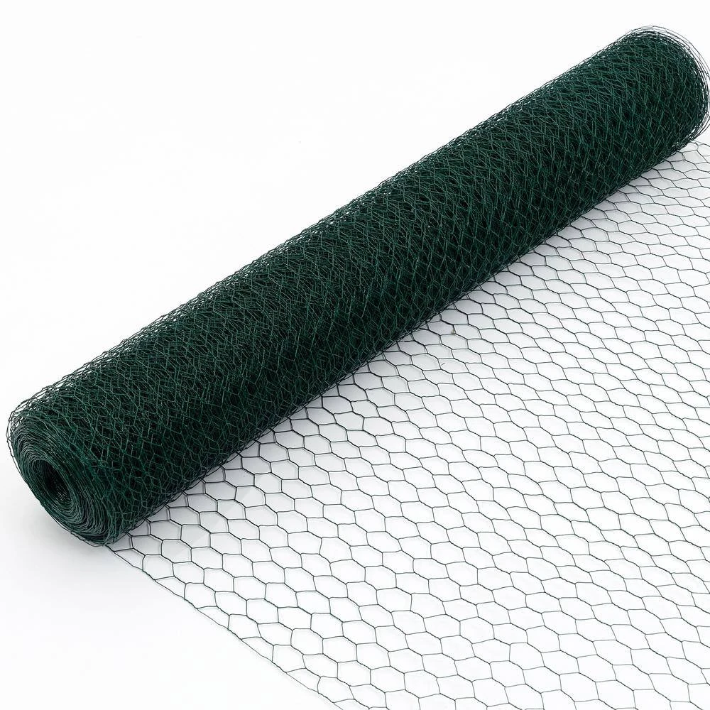3.6 Ft. W X 157.48 Ft. L Green Chicken Wire Fencing Galvanized Hexagonal Floral Fence Poultry Netting For Garden&Plant 10 3.6 Ft. W X 157.48 Ft. L Green Chicken Wire Fencing Galvanized Hexagonal Floral Fence Poultry Netting For Garden&Plant - Image 8