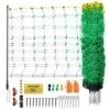 42 In. H X 164 Ft. L Farms Utility Portable Mesh Electric Fence Netting PE Net Fencing W/Posts And Double-Spiked Stakes -Dewalt Tools Shop green atengnes garden fencing yd240257 64 1000